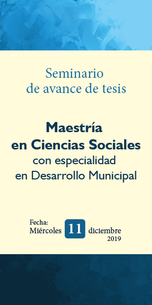 Presentación de avances de tesis. Maestría en Ciencias Sociales