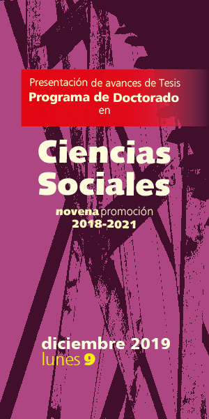 Presentación de avances de tesis. Doctorado en Ciencias Sociales