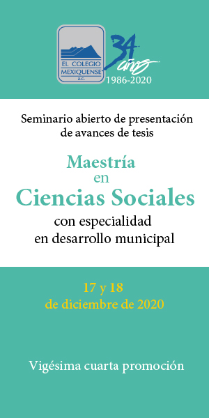 Presentación de avances de tesis. Maestría en Ciencias Sociales