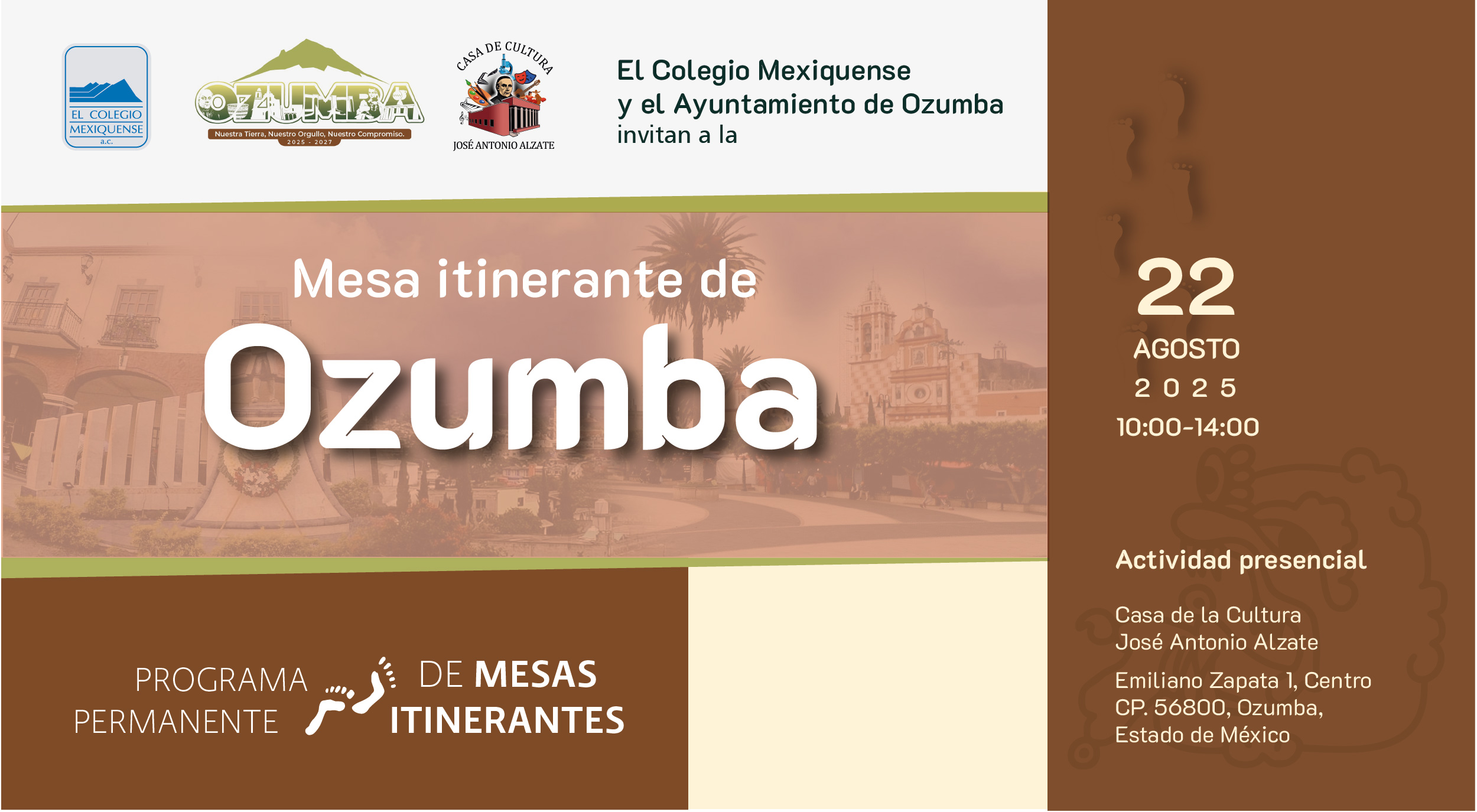 Mesa itinerante de Ozumba