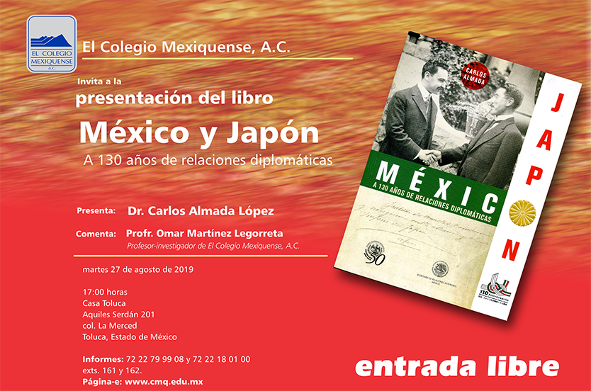 Presentación de Libro: México y Japón. A 130 años de relaciones diplomáticas